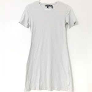 Theory Cotton-Modal Continual Grey Tee T-Shirt Dress Size M.